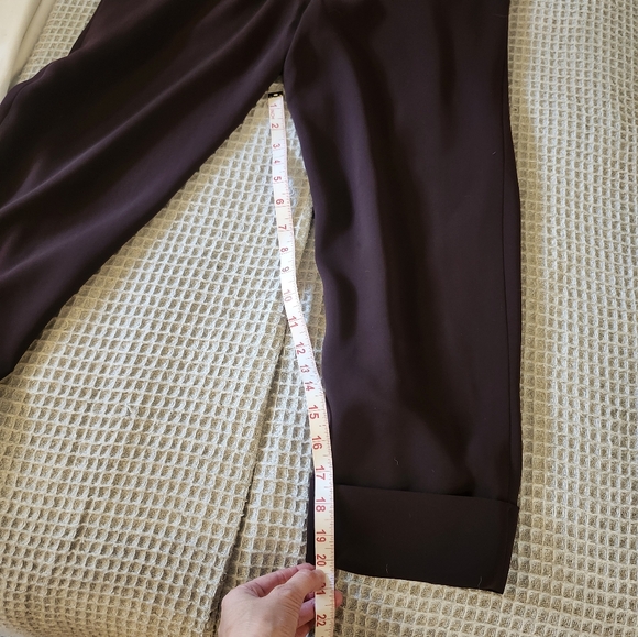 COS Cropped pants, Burgundy, Size 4 - Picture 5 of 7